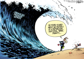 THE WAVE by Nate Beeler