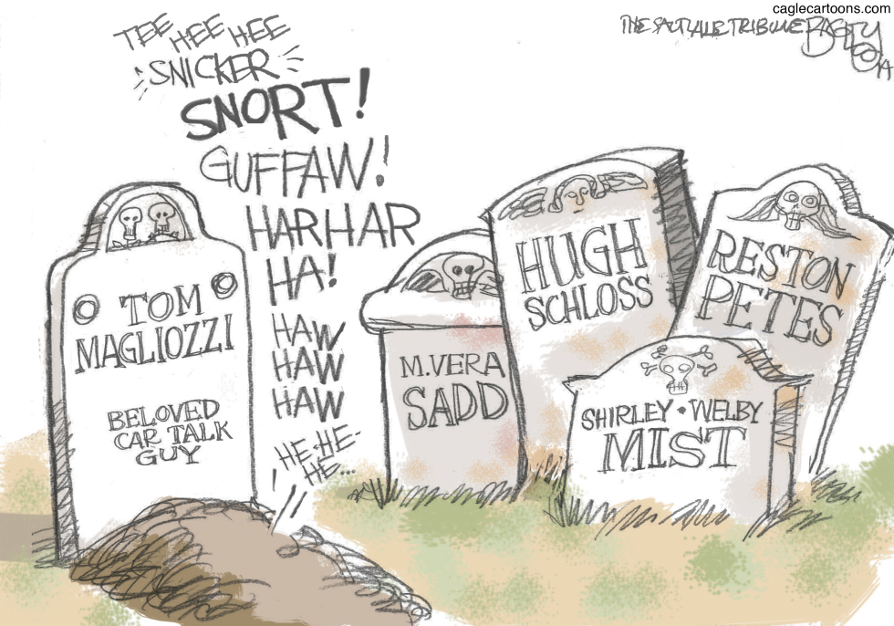  RIP CAR TALK by Pat Bagley