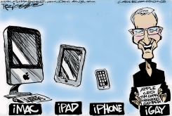 APPLE CEO COOK by Milt Priggee