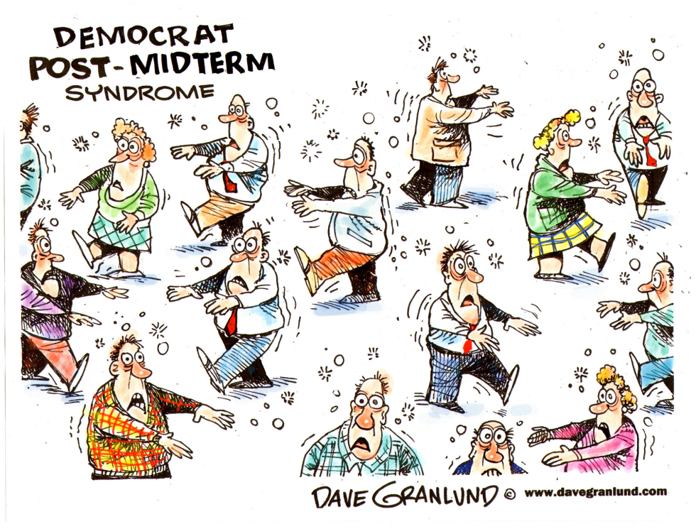  DEMOCRATS AFTER MIDTERMS by Dave Granlund