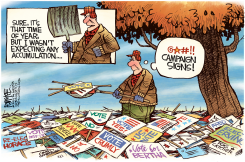 CAMPAIGN SIGNS by Rick McKee