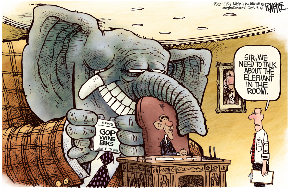  GOP WINS BIG by Rick McKee