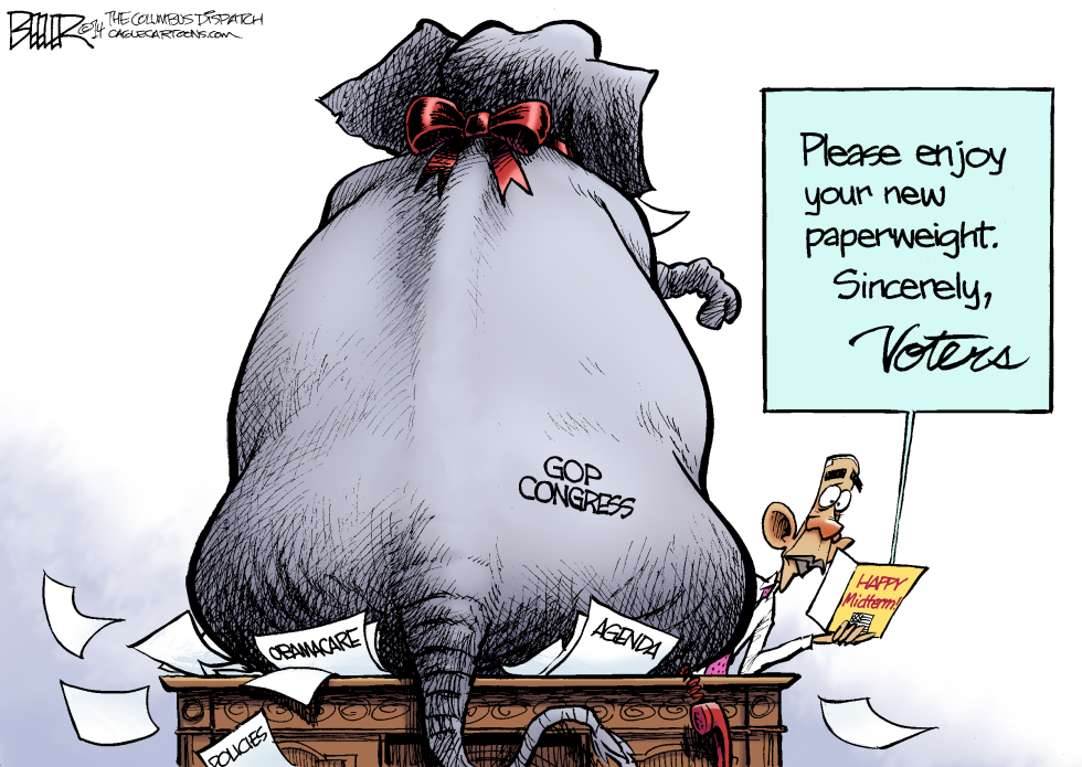  MIDTERM GIFT by Nate Beeler