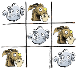 REPUBLICANOS GANAN ELECCIONES INTERMEDIAS  by Daryl Cagle