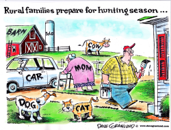 HUNTING SEASON PREPARATION by Dave Granlund