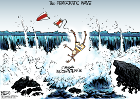 DEMOCRATIC WAVE by Nate Beeler