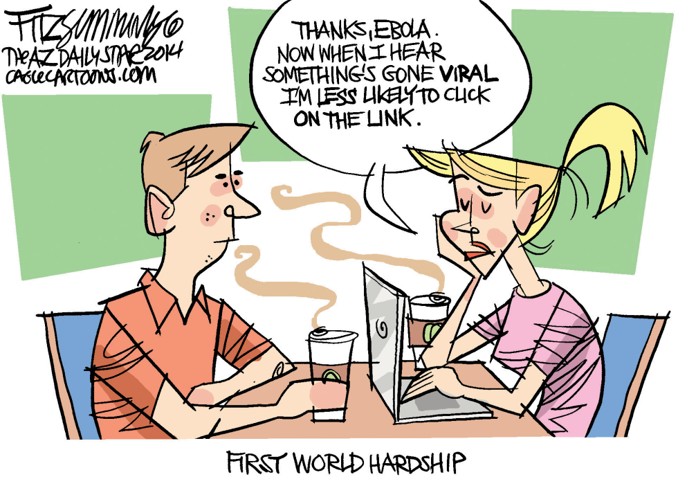  EBOLA by David Fitzsimmons