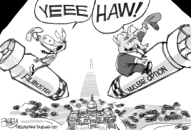 NUCLEAR SENATE OPTION by Pat Bagley