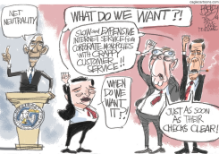 NET NEUTRALITY PUSHBACK by Pat Bagley