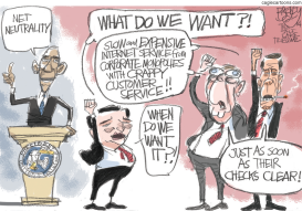 NET NEUTRALITY PUSHBACK by Pat Bagley