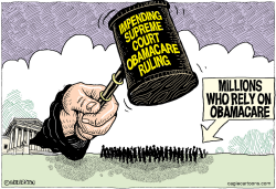 SUPREME COURT OBAMACARE CHALLENGE by Wolverton