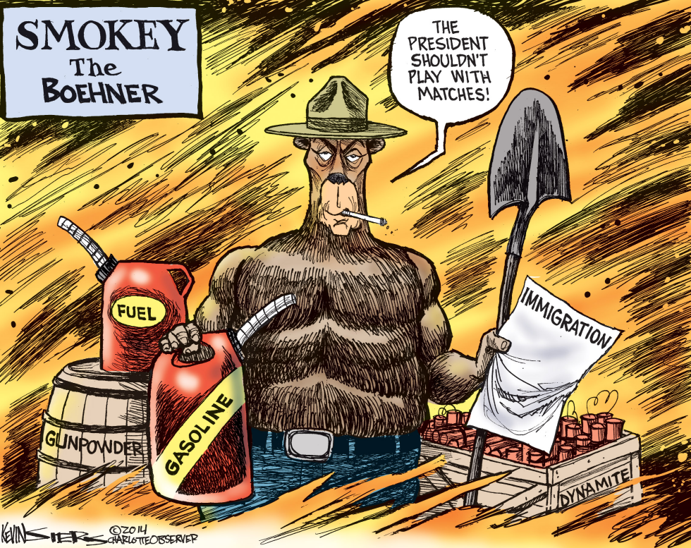  SMOKEY THE BOEHNER by Kevin Siers