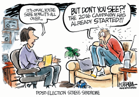 POST ELECTION STRESS SYNDROME by Jeff Koterba