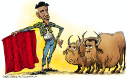 OBAMA AND IMMIGRATION REFORM EXECUTIVE ORDER by Daryl Cagle