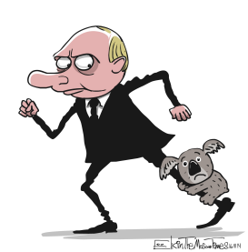 PUTIN AND A KOALA by Jeff Koterba