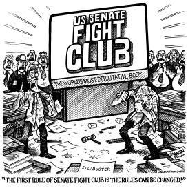 SENATE FIGHT CLUB by RJ Matson