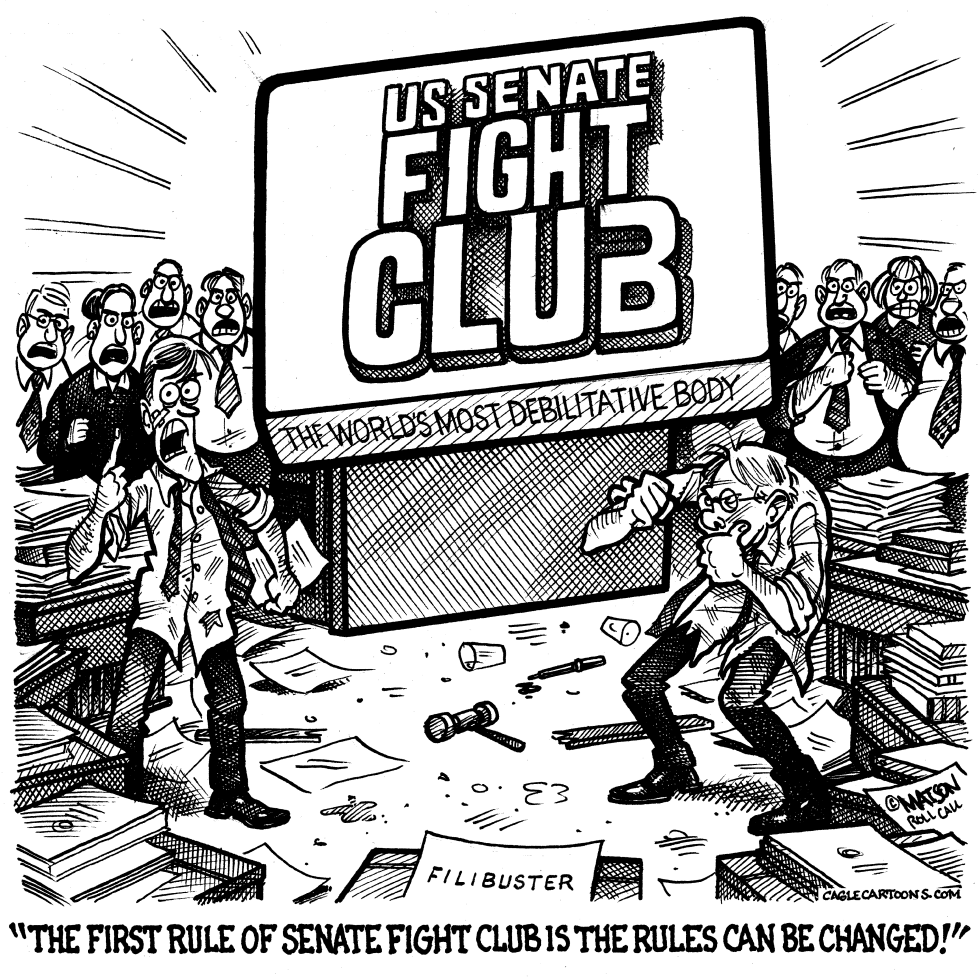  SENATE FIGHT CLUB by RJ Matson