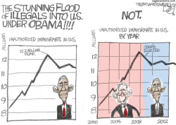 IMMIGRANT FLOOD by Pat Bagley