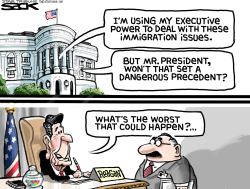 IMMIGRATION MAN by Steve Sack