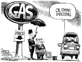 LOWER GASOLINE PRICE by John Darkow