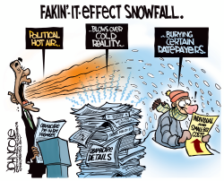 OBAMACARE SNOW JOB by John Cole