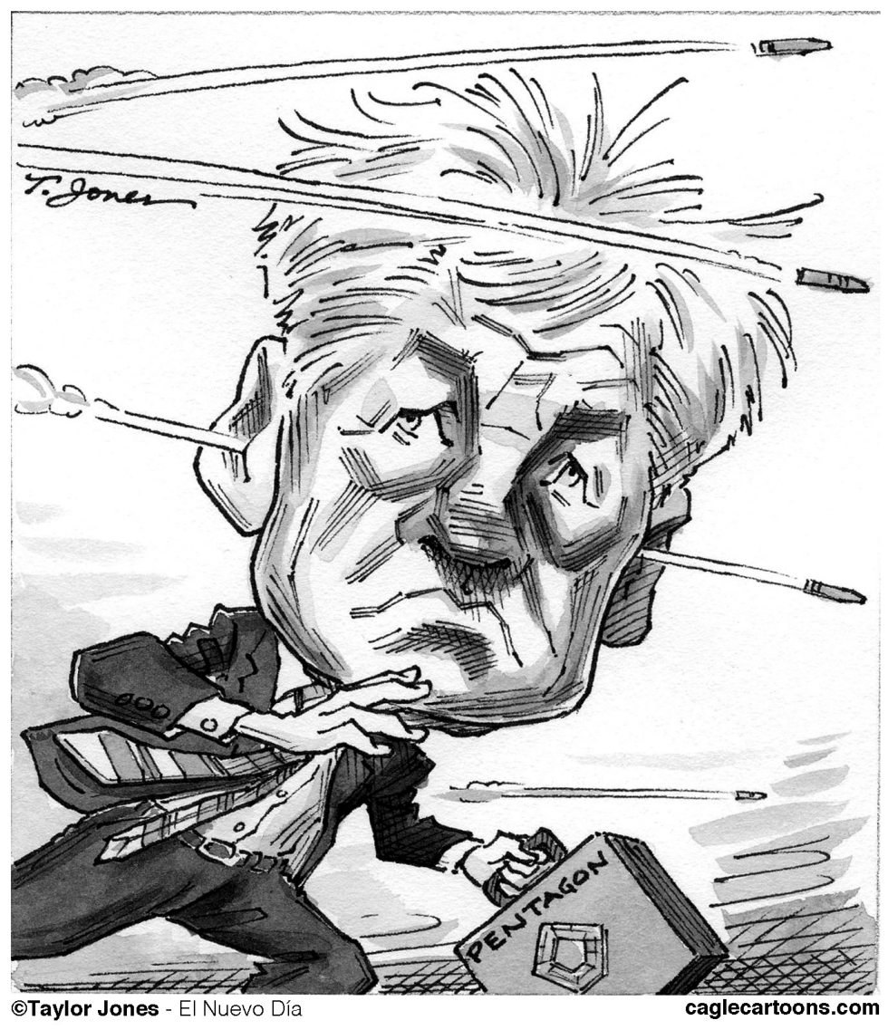  RENUNCIA CHUCK HAGEL by Taylor Jones