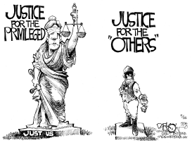 JUSTICE FOR THE OTHERS by John Darkow