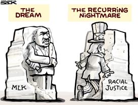 BACKWARDS ON RACE by Steve Sack