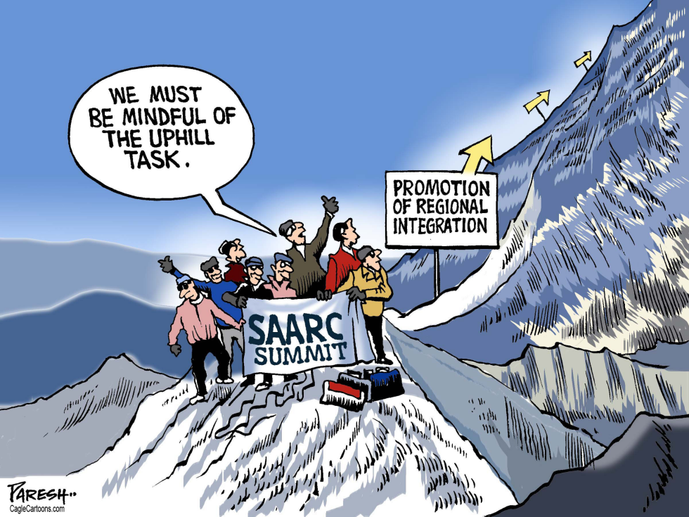  SAARC SUMMIT, KATHMANDU by Paresh Nath