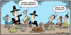 THANKSGIVING by Bob Englehart