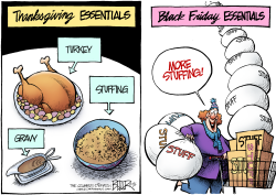 THANKSGIVING ESSENTIALS by Nate Beeler