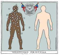 FERGUSON SHOOTING PRACTICE by Joep Bertrams