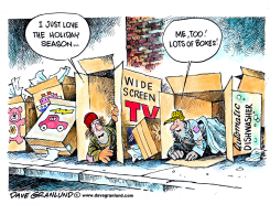 HOLIDAY SEASON AND BOXES by Dave Granlund