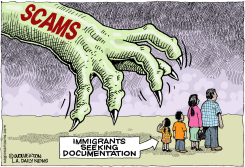 IMMIGRATION SCAMS by Wolverton