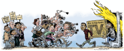 FERGUSON MEDIA PRIORITY by Daryl Cagle