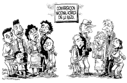 CONVERSACION NACIONAL ACERCA DE LA RAZA by Daryl Cagle