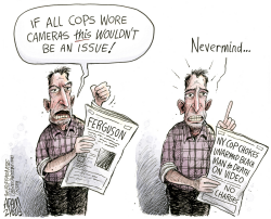 COPS AND CAMERAS by Adam Zyglis