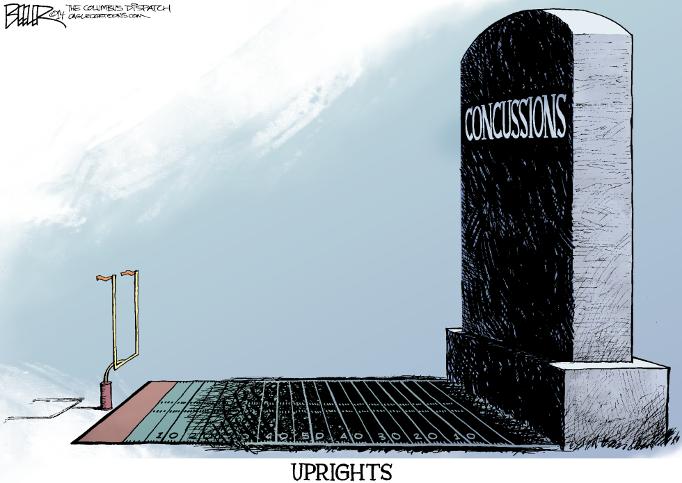  FOOTBALL DANGER by Nate Beeler