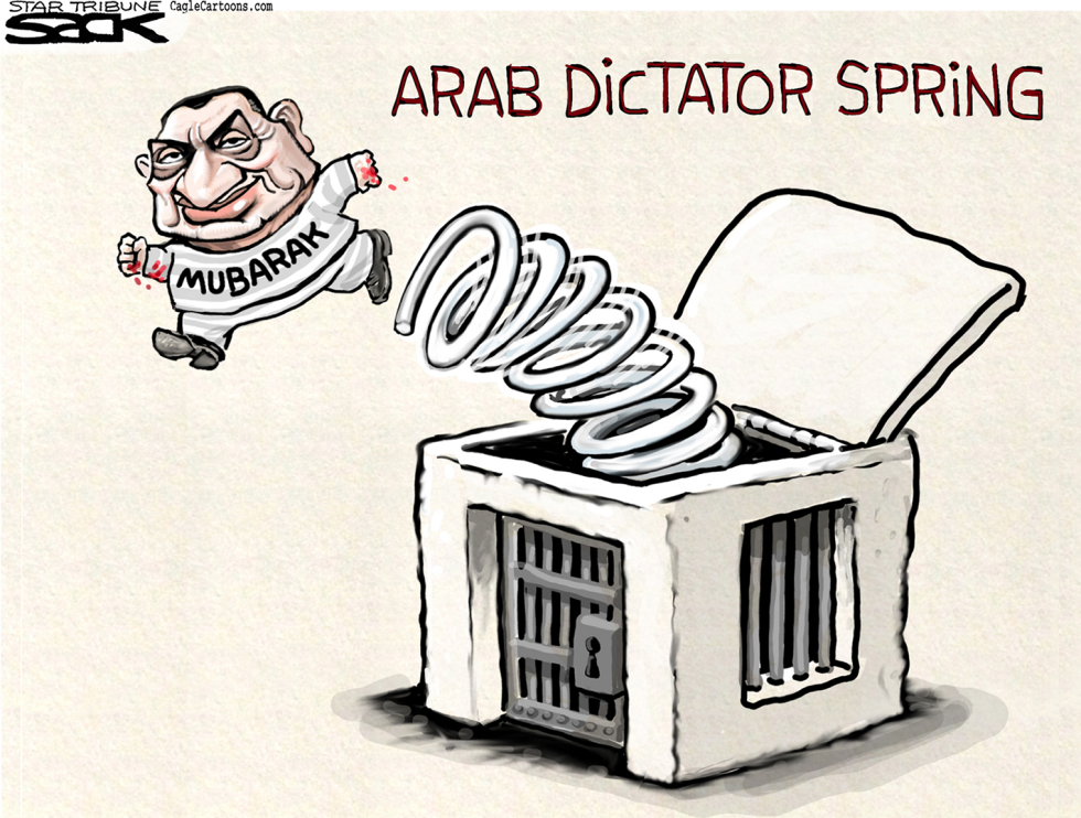  MUBARAK SPRUNG by Steve Sack