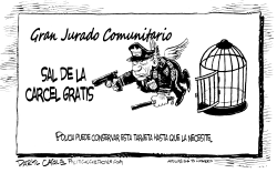 POLICIA SALE DE LA CARCEL GRATIS by Daryl Cagle