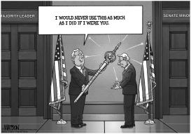 SENATOR MCCONNELL TRANSFERS FILIBUSTER POWER TO SENATOR REID by RJ Matson