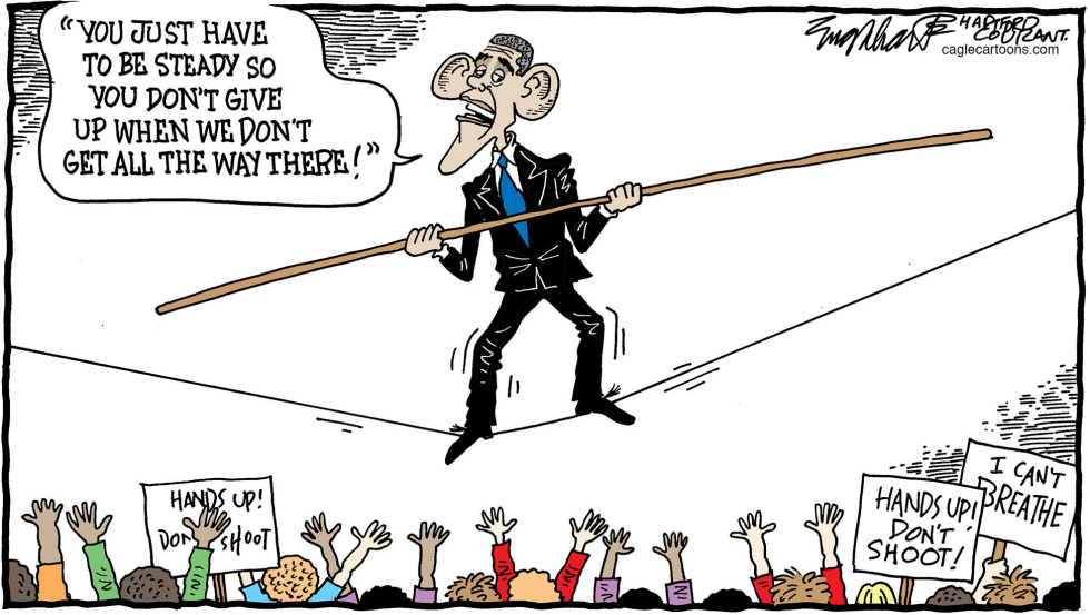  OBAMA AND RACISM by Bob Englehart