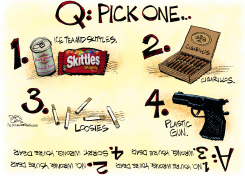 PICK ONE - POLICE SHOOTINGS by Daryl Cagle