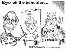 CIA TORTURE AND BUSH by Dave Granlund