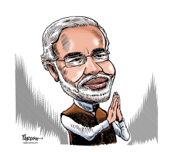 INDIA’S PM NARENDRA MODI by Paresh Nath