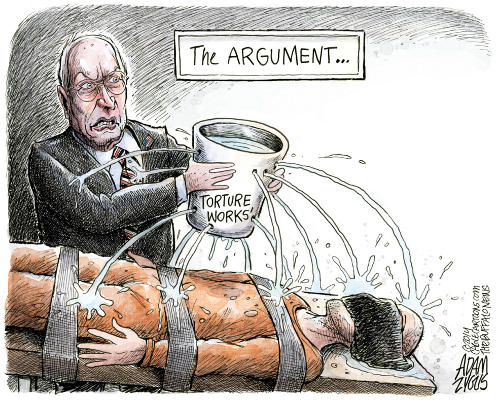  WATERBOARDING by Adam Zyglis