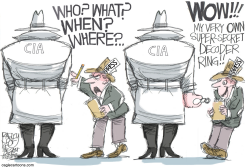 CIA FANBOY by Pat Bagley