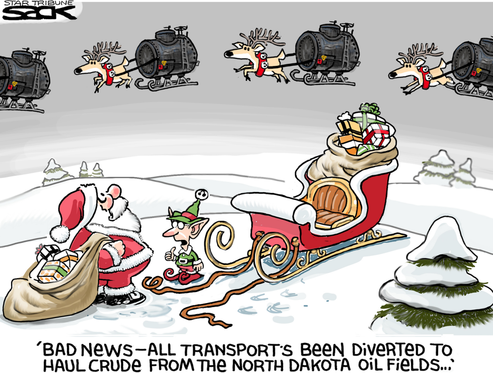  OILY CHRISTMAS by Steve Sack