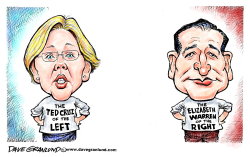 CRUZ AND WARREN by Dave Granlund