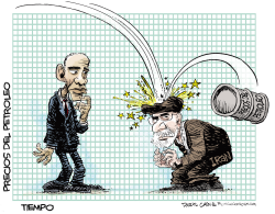 IRAN Y CAIDA DE LOS PRECIOS DEL PETROLEO by Daryl Cagle